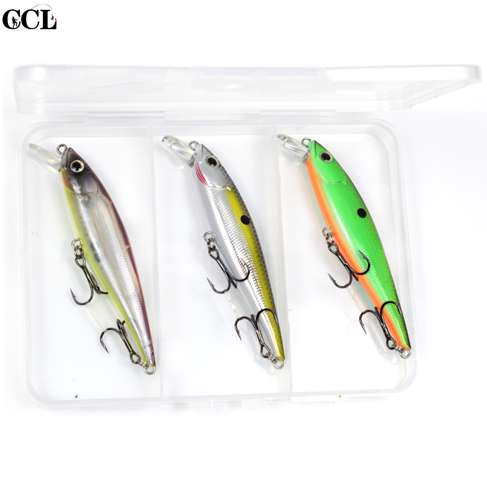 Fishing Lure Jerkbait - CCLTBA 3pcs/lot Customzied Fishing Lures Minnow
