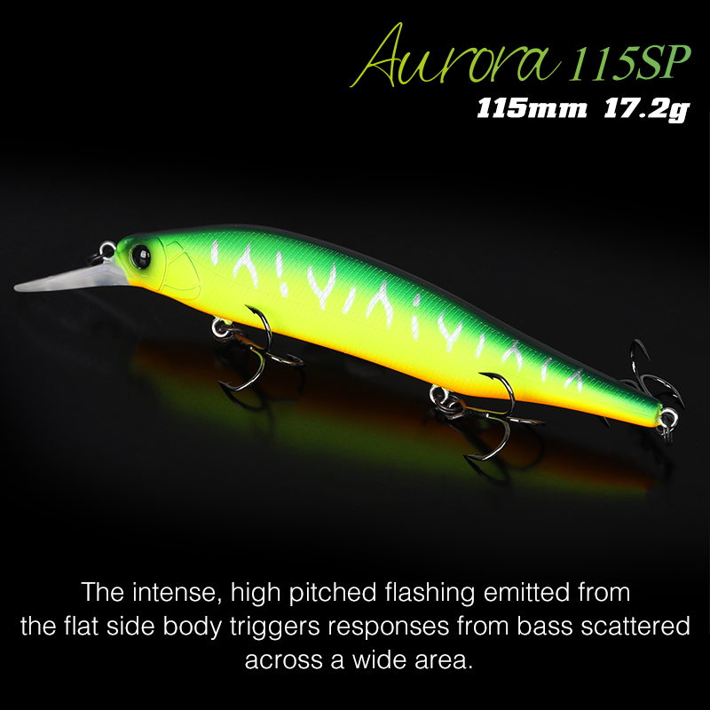 TSURINOYA 115mm 17.2g Suspendi - огляд і ціна Fishing Lure Jerkbait