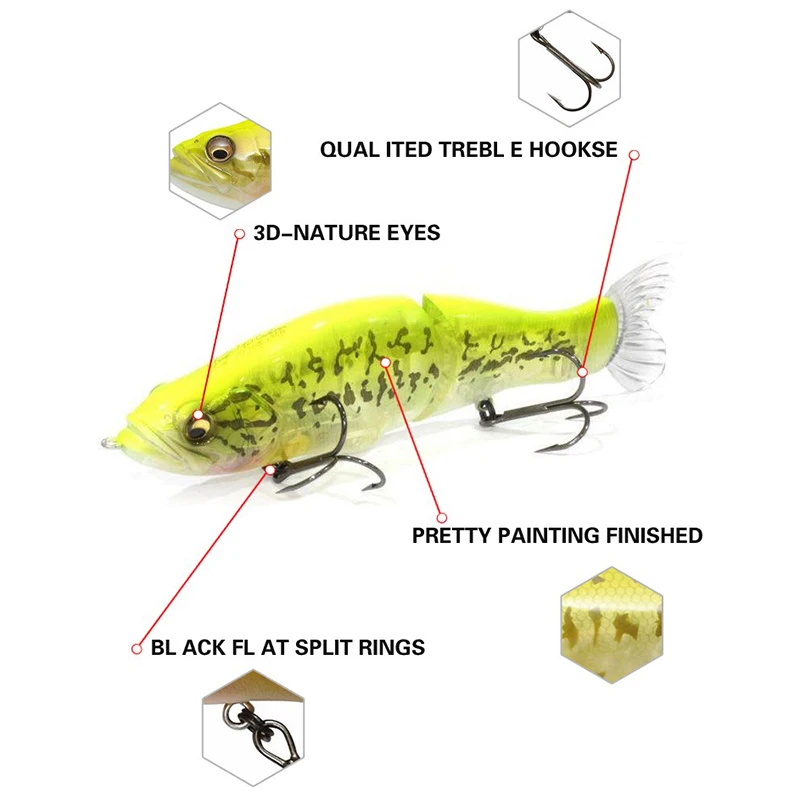 Swimbait Fishing Lure 135mm 31 - огляд і ціна Fishing Lure Jerkbait