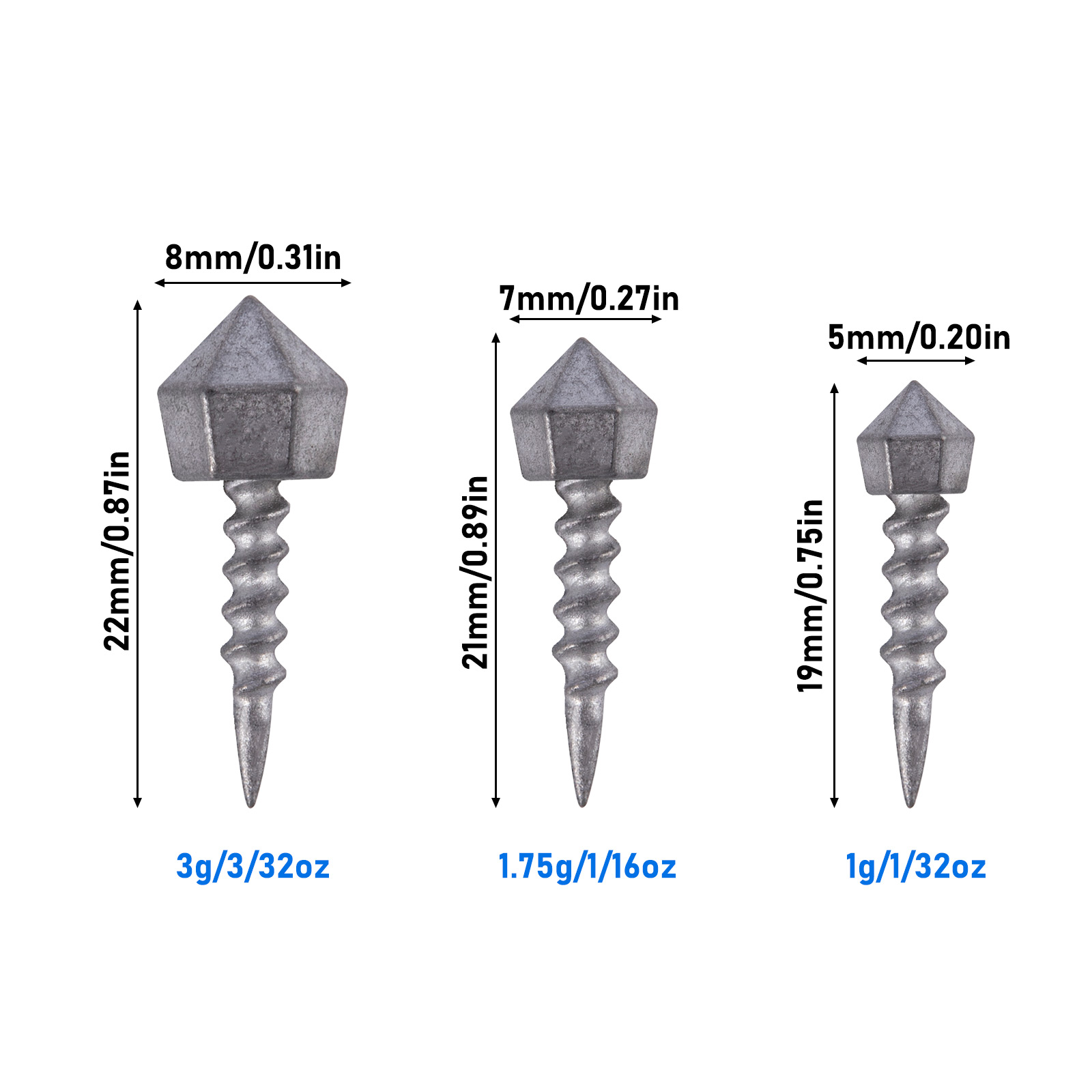 10pcs Fishing Insert Weight Si - огляд і ціна Fishing Lure Accessories