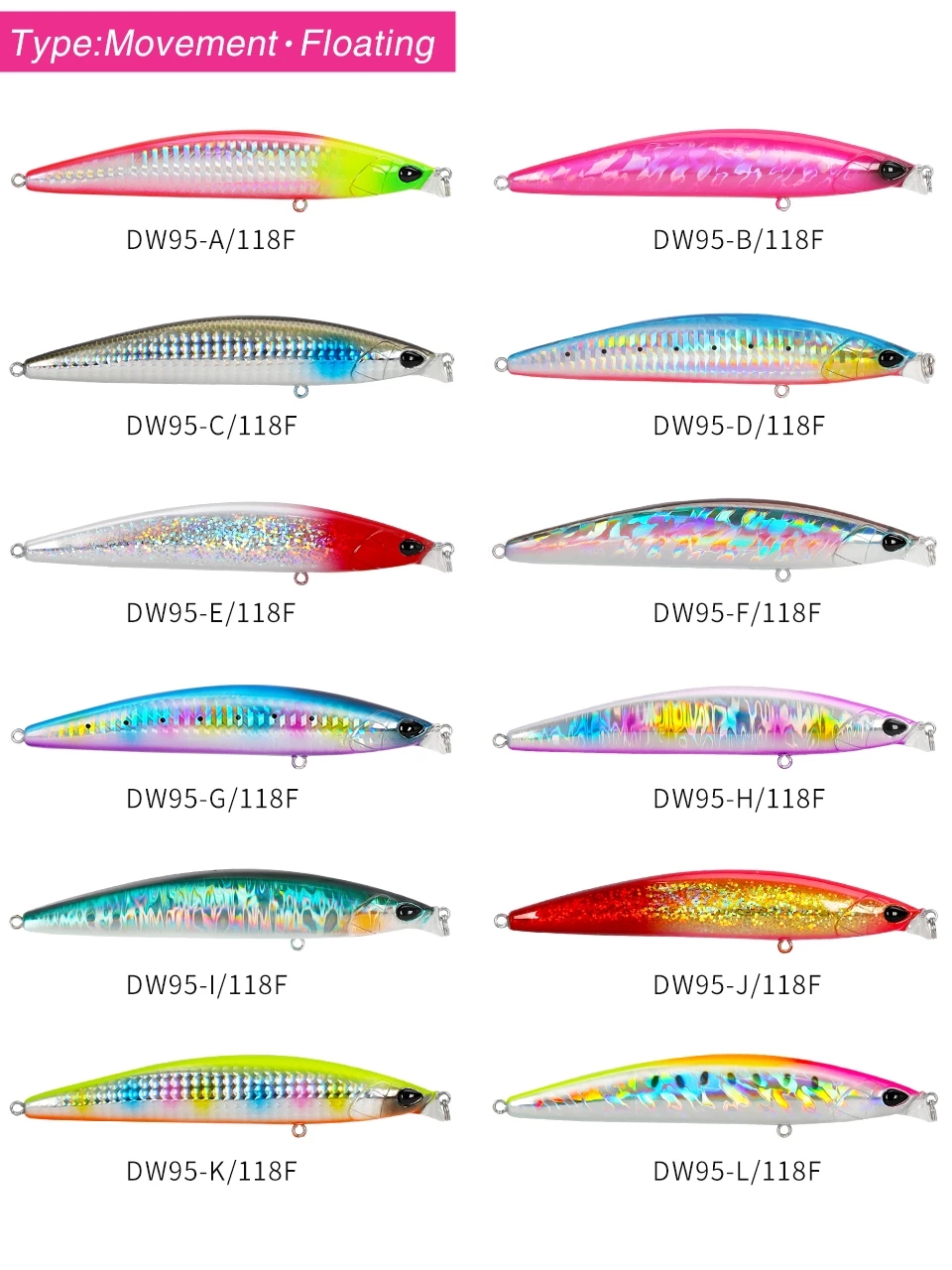 TSURINOYA-Shallow Range Floati - огляд і ціна Fishing Lure Jerkbait