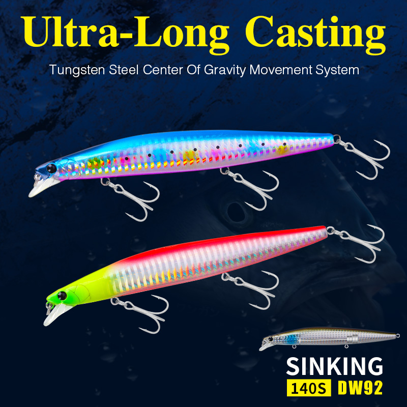 TSURINOYA Stinger 140S Fishing - огляд і ціна Fishing Lure Jerkbait