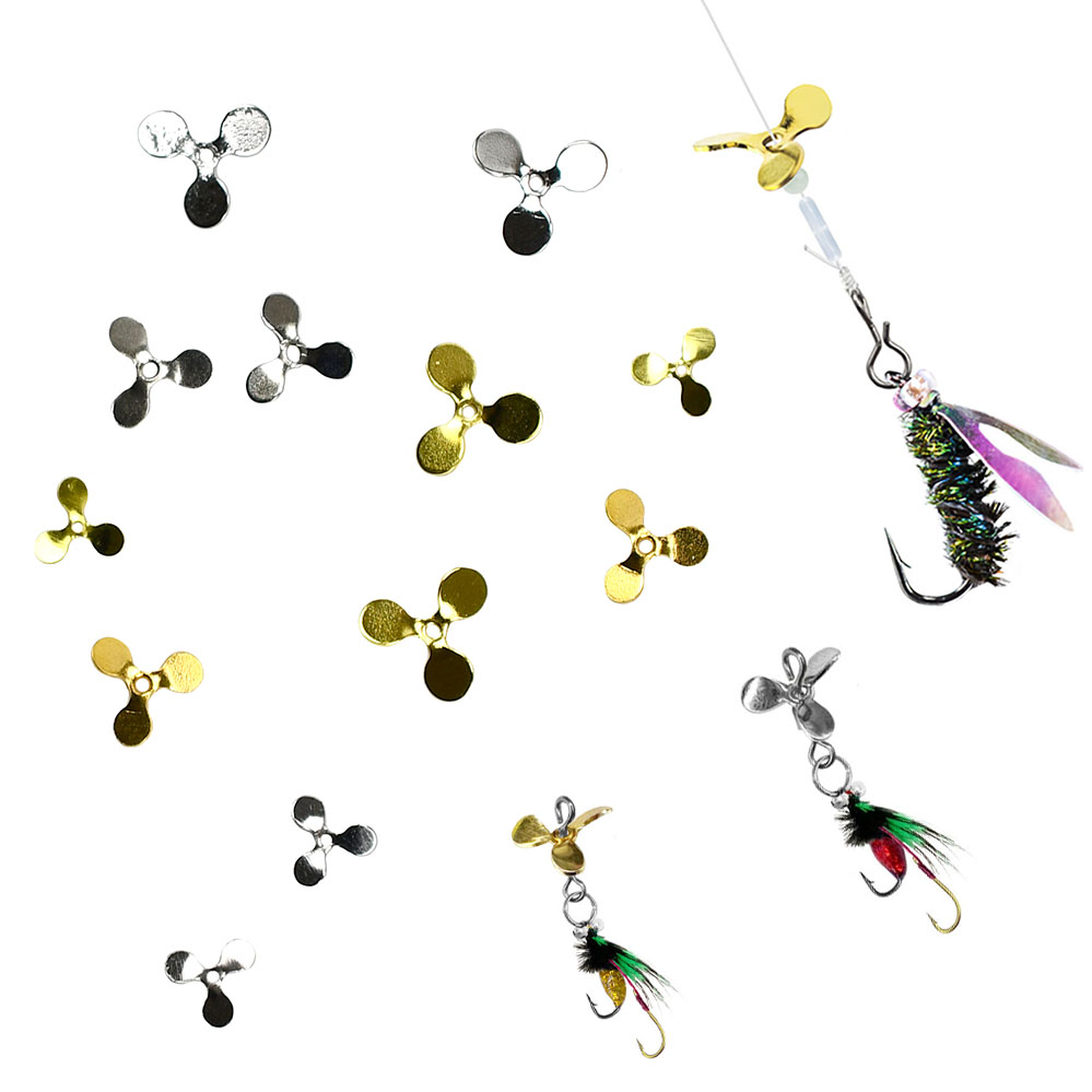 20Pcs Turbo Prop Spinner Three - огляд і ціна Fishing Lure Blade Bait