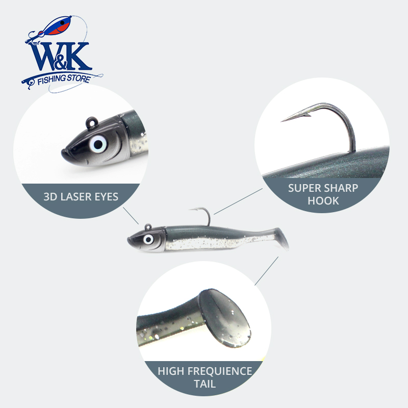2 SET Saltwater Fishing Baits  - огляд і ціна Fishing Lure Soft Plastic